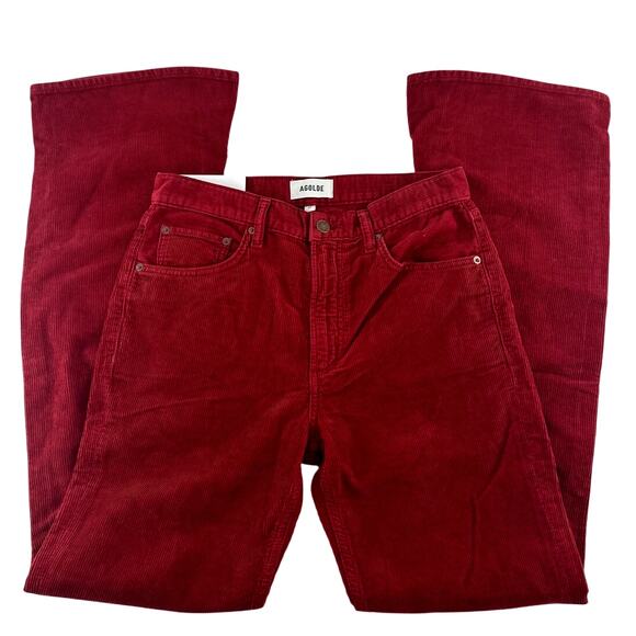 Agolde Brick Corduroy Mid Rise Kick Boot Jeans Size 27 - Picture 5 of 13